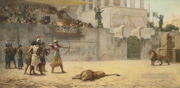 The Diversion of an Assyrian King Frederick Arthur Bridgman Frederick Arthur Bridgman Arab Oil Paintings